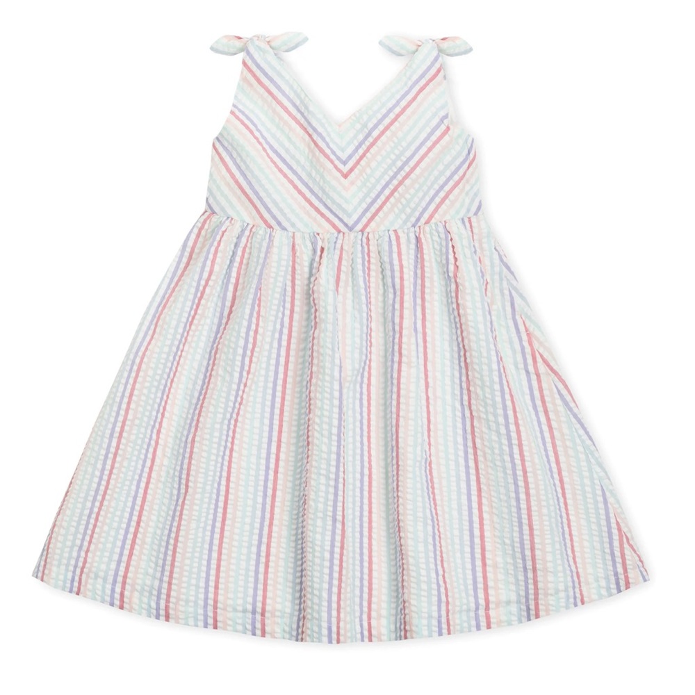 Hope & Henry Bow Shoulder Swing Dress 18-24M